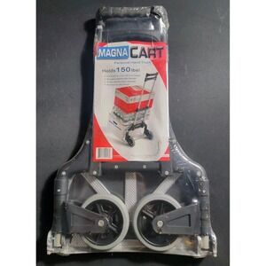 Magna Cart Plus A Folding Hand Truck 150 Lb /68kg Holds Capacity Folding Cart.